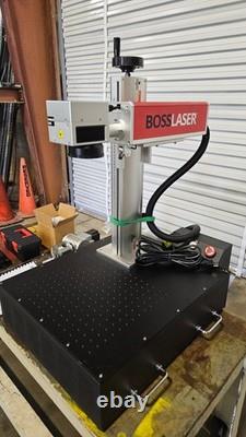 Boss Desktop Fiber Laser Marking Machine Model Fmd-20 Never Been Used