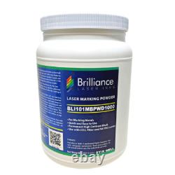 Brilliance Black Metal Marking Powder CO2 YAG Fiber Laser Engrave 50-1000g