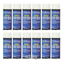 Brilliance Black Metal Marking Spray CO2 YAG Fiber Laser Engrave BLI101 12 Oz