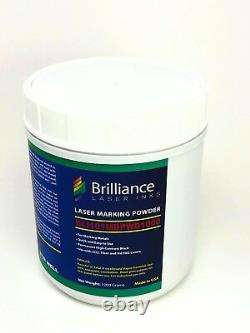 Brilliance Laser, BLI101MBPWD1000-Metal Marking Powder-Black-1 KG-CO2/Fiber/YAG