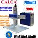 Calca 30w Split Fiber Laser Marking Machine, Raycus Laser + Rotation Axis, Fda