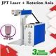 Ca Pick Up 50w Jpt Fiber Laser Marking Engraver Machine Rotary Axis 7.9 X 7.9