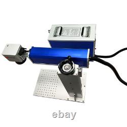CA PICK UP 50W JPT Fiber Laser Marking Engraver Machine Rotary Axis 7.9 X 7.9