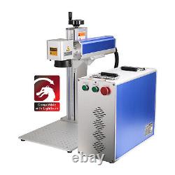 Cloudray 60W JPT MOPA M7 Fiber Laser Marking Machine with 300300mm D80 Rotary