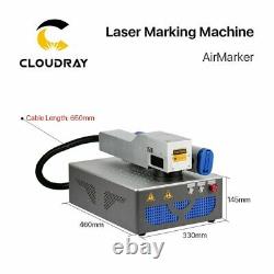 Cloudray Air Marker Laser Marking Machine 200nm 20W 30W Foldable Fiber Machine