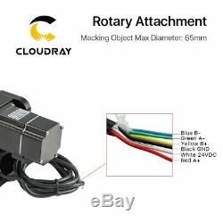 Cloudray MHX Fiber Laser Rotary Attachment D65 MHX-13-029B for Marking