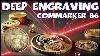 Commarker B6 20w Fiber Laser Engraving Brass Coins Deep Engraving Tutorial U0026 Review