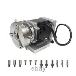 D69 Mini Rotary Axis with 83mm Chuck for Laser Marking Machine, Fiber Laser En