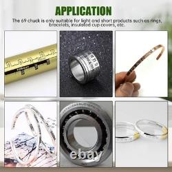 D69 Mini Rotary Axis with 83mm Chuck for Laser Marking Machine, Fiber Laser En