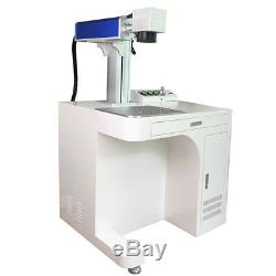 Desktop Fiber Laser Marking Machine 30W 200x200mm Metal Engraving