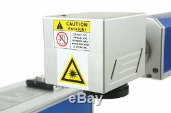 Detached 20W Fiber laser marking machine metal / Non-Metal+Rotary axis 150x150mm