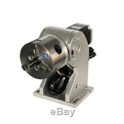 Detached 20W Fiber laser marking machine metal / Non-Metal+Rotary axis 150x150mm