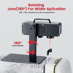 ENJOYWOOD Laser Engraver Desktop Handheld 2 in 1 Engraving Machine Fiber Marking