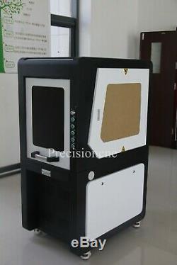 Enclosed type protection eyes 50w fiber laser marking machine