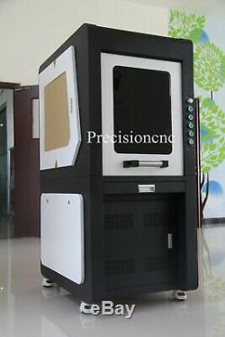 Enclosed type protection eyes 50w fiber laser marking machine