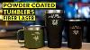 Engrave Powder Coated Tumblers Perfectly With Fiber Laser Rotary And Ezcad