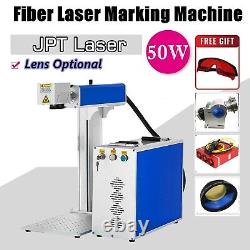 FDA 50W JPT Fiber Laser Marking Engraver Machine with Rotary Axis for Tumbler