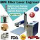 Fda Ce 30w Fiber Laser Marking Metal Engraving Engraver Ratory Axis + Gift