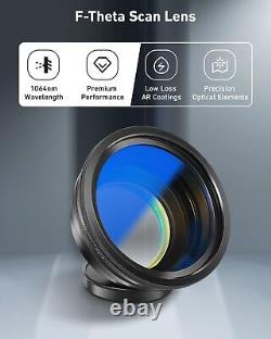 F-Theta Scan Lens M85, 300x300mm FL 420mm Field Lens for Fiber Laser Marking