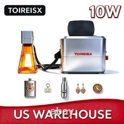 Fiber Laser Engraver 10W Laser Marking Machine 110 110mm Working Area