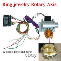 Fiber Laser Machine Rotary Axis For Ring Jewelry Laser Nameplate Marking 20w 30w