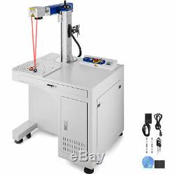 Fiber Laser Marking Machine 30W Cabinet Type 32/64 Bit Photoshop 220x220mm