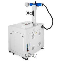 Fiber Laser Marking Machine 30W Cabinet Type 32/64 Bit Photoshop 220x220mm