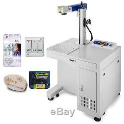 Fiber Laser Marking Machine 30W Cabinet Type 32/64 Bit Photoshop 220x220mm