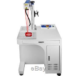 Fiber Laser Marking Machine 30W Cabinet Type Marker Novel Design 32/64 Bit