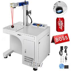 Fiber Laser Marking Machine 30W Cabinet Type US stock Photoshop 8.66x8.66 Inch