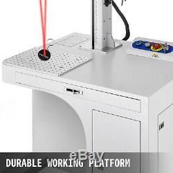 Fiber Laser Marking Machine 30W Cabinet Type US stock Photoshop 8.66x8.66 Inch