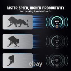 Fiber Laser Marking Machine 30W LightBurn Compatible Fiber Laser Engraver