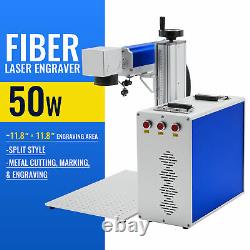 Fiber Laser Marking Machine 50W Split Type Marker Metal&Non-Metal Engraver CE