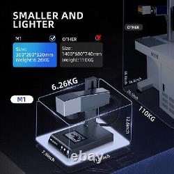 Fiber Laser Marking Machine M1 High-Precision Metal Nameplate Engraver Wifi