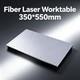 Fiber Laser Marking Machine Metal Worktable 350550mm Satandard Size Base Plate