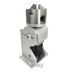 Fiber Laser Marking Machine Rotary Axis Rotary Chuck Rotating Shaft with Driver