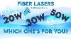 Fiber Laser Power Comparison 20w Vs 30w Vs 50w