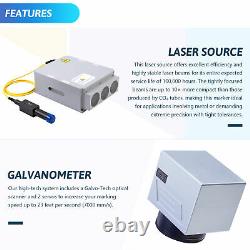 Fm118118-50h 50w Handheld Fiber Laser Marker Machine 5.9x5.9 With Rotary Axis A