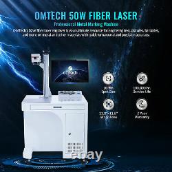 Fm1212-50s 50w Fiber Laser Marker Engraving Machine 12 X 12 With Rotary Axis