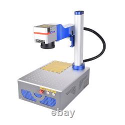 Foldable Raycus 30W 175175mm Fiber Laser Marking Machine Red Dot Rotary Axis
