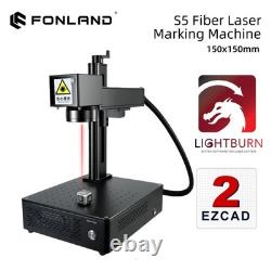 Fonland S5 20W Fiber Laser Marking Machine For Engraver Metal Jewelry Leather EU