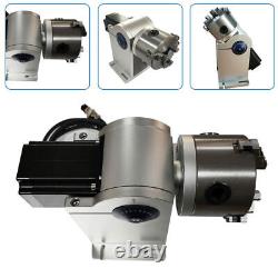 For Fiber Laser Marking Machine Laser Axis 80mm Rotary Shaft Rotation Attachment