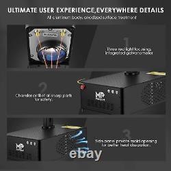 GP 20W Raycus Fiber Laser Marking Engraver Machine +Rotary Axis LightBurn Comp