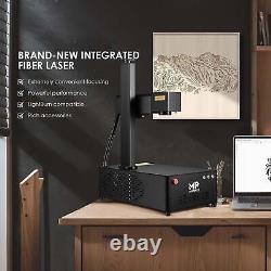 GP 20W Raycus Fiber Laser Marking Engraver Machine +Rotary Axis LightBurn Comp