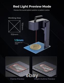 GWEIKE G2 20W Fiber Laser Engraver 110110mm Fastest Portable Laser Machine