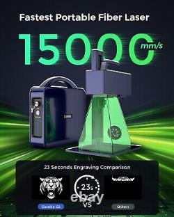 GWEIKE G2 Plus 20W Fiber Laser Engraver 150150mm Fastest Portable Laser Machine