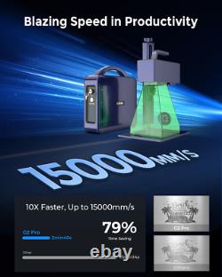 GWEIKE G2 Pro 30W Fiber Laser Engraver 110110 Portable Laser Engraving Machine