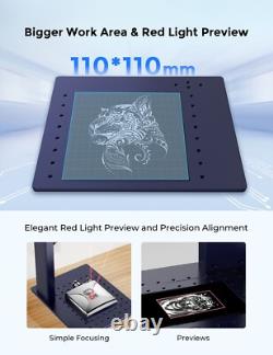 GWEIKE G2 Pro 30W Fiber Laser Engraver 110110 Portable Laser Engraving Machine