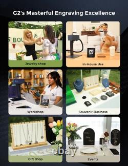 GWEIKE G2 Pro 30W Fiber Laser Engraver 110110 Portable Laser Engraving Machine
