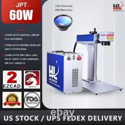 HL Laser 60W JPT MOPA M7 Fiber Laser Marking Machine Metal Jewelry Engraver
